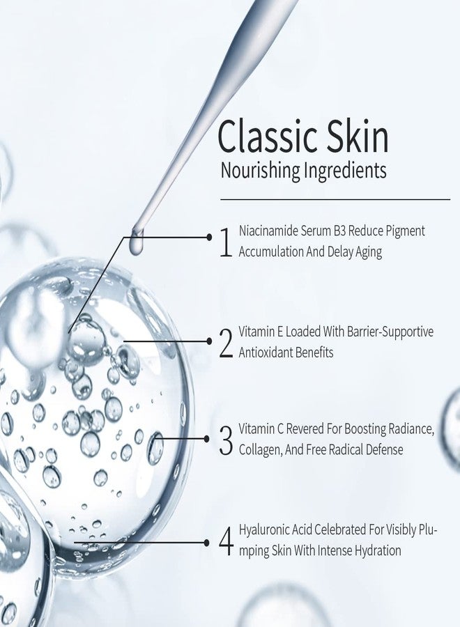 HKH Niacinamide Serum Capsules for Face: 38 Caps Dark Spot Remover Brightening Anti Aging Hydrating Pore Minimizer Hyaluronic Acid Vitamin C Firming For Men & Women 30+ Sensitive Skin Travel Friendly - Image 3