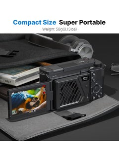 Ulanzi ULANZI Camera Cooling Fan Black New Spring Telescopic Mounting Adjustable Mini Intelligent Cooling Fan Real time Monitoring with Type C Charging Port Compatible with Sony Canon FUJIFILM Nikon  - Image 2