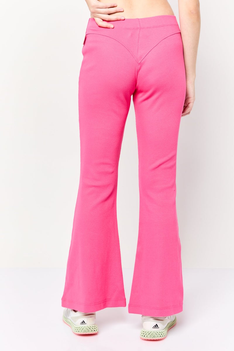 The Giving Movement The Giving Movemet x Fifty Made Women Regular Fit Ribbed Flare Pants, Pink - Image 2