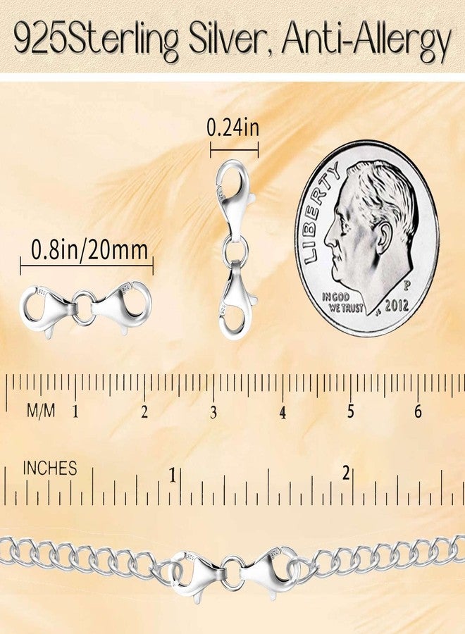 Qulltk مشابك وأزرار قلادة من الفضة الإسترليني عيار 925 من Qulltk - Image 2