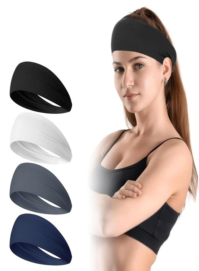 PAROPKAR Elastic Headband Sweatband & Sports Headband for Running Cycling Gym Yoga Basketball - Stretchy Moisture Wicking Unisex Hairband - Image 1