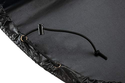 attwood 11776-5 Kayak Nylon Spray Skirt with Mesh Storage Bag, Black - Image 3
