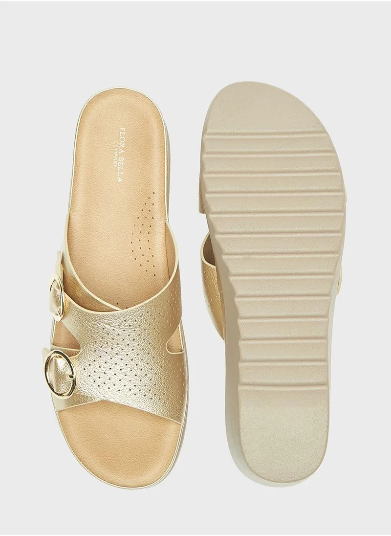 shoexpress Multi Strap Flat Sandals