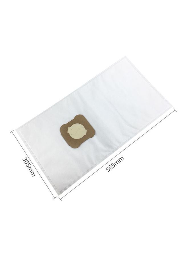NIBEMINENT Vacuum Cleaner Dust Bag White/Beige 565x305mm - Image 2