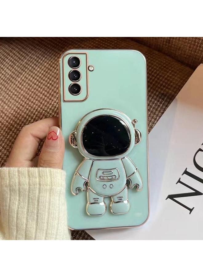 اس-توب جراب لهاتف Samsung Galaxy M54 / F54 جراب هاتف مطلي بالكهرباء مزود بحامل رائد فضاء - Image 1