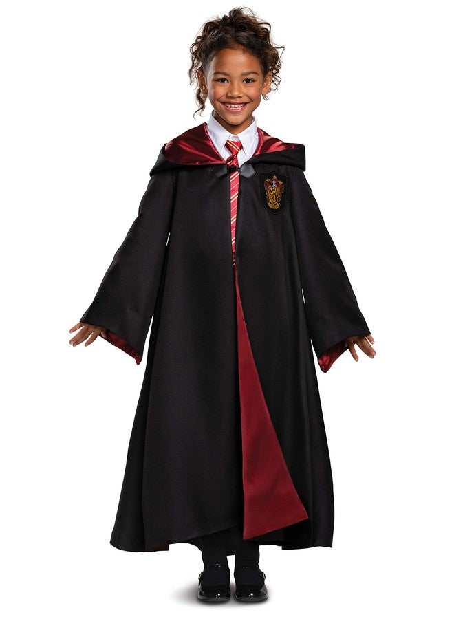 Disguise عباءة هاري بوتر غريفندور بريستيج، إكسسوار زي للأطفال، أسود وأحمر، حجم كبير للأطفال (10-12) - Image 1