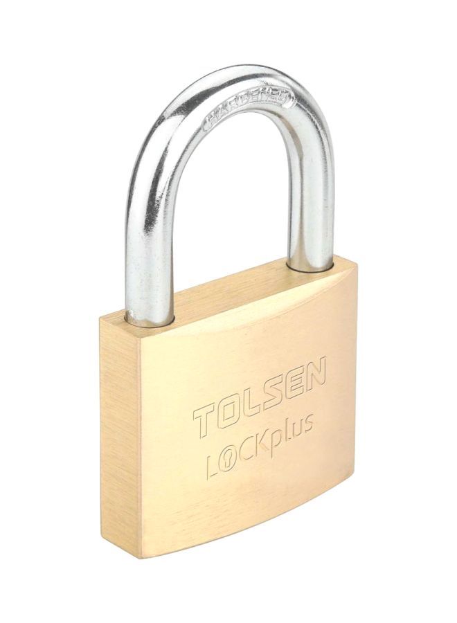 NIBEMINENT Brass Padlock Gold/Silver 20millimeter 