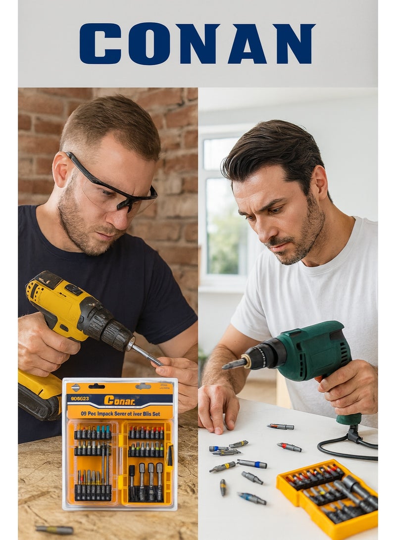 CONAN 39 Pcs Impact Screwdriver Bits Set – Industrial Grade S2 Steel – COS039 - Image 5