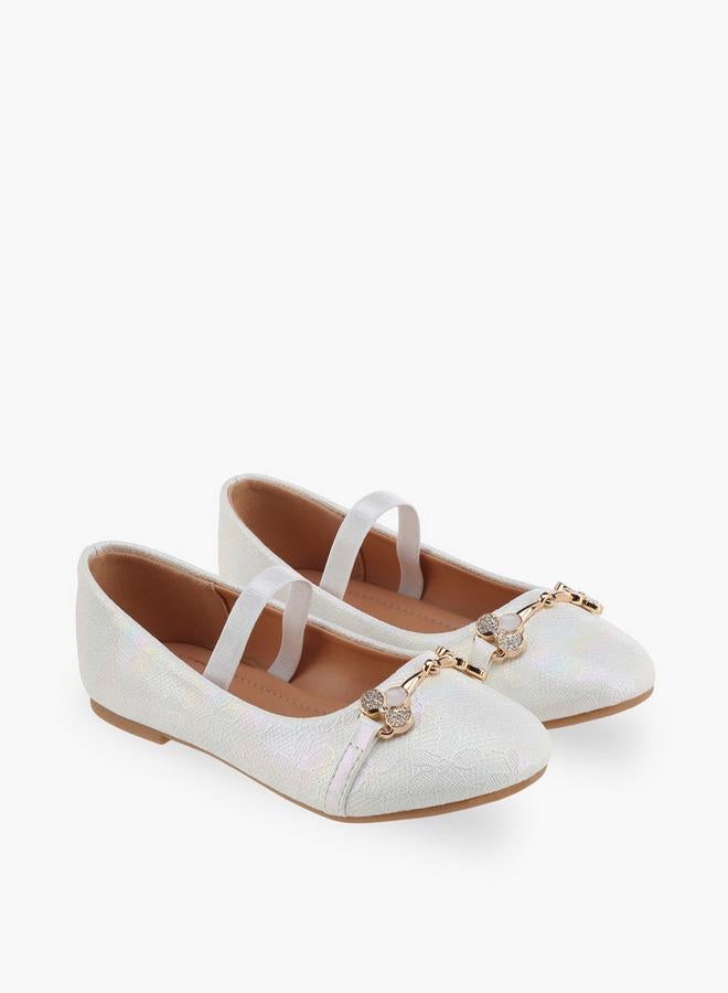 Flora Bella By Shoexpress Flora Bella Girls Buckle Accent Ballerina Shoes - Image 1
