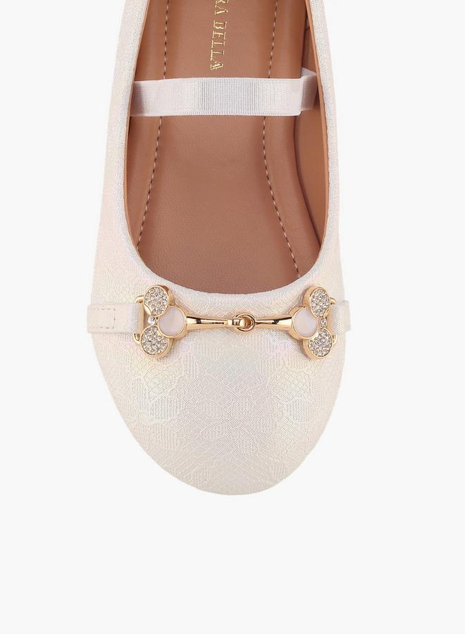 Flora Bella By Shoexpress Flora Bella Girls Buckle Accent Ballerina Shoes - Image 4