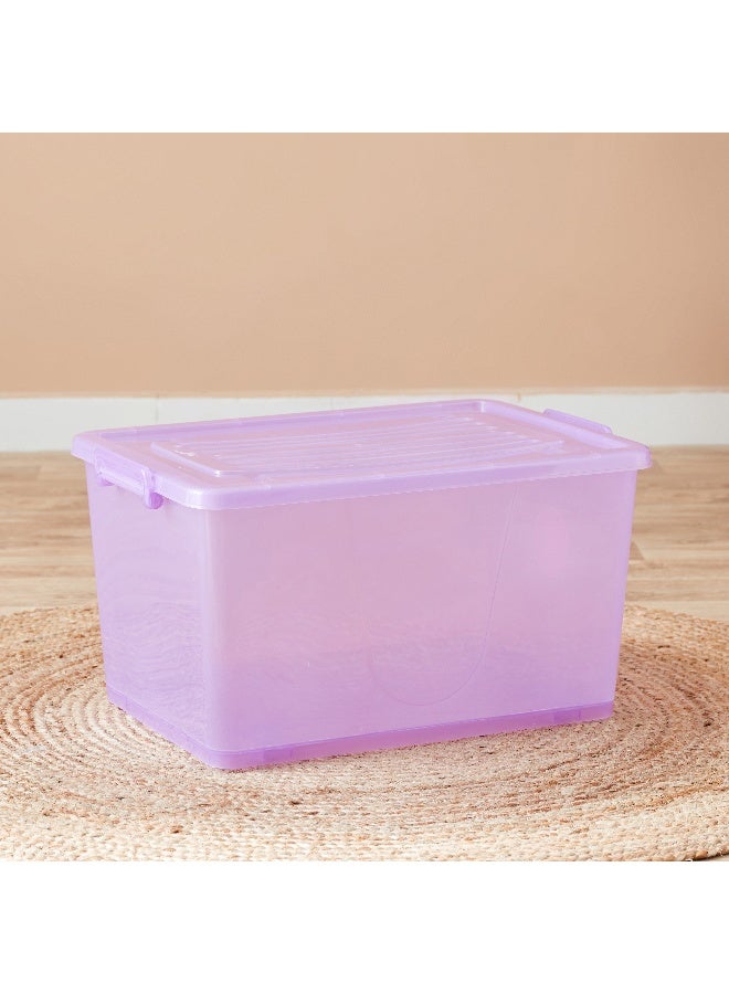 Home Box Rolling Storage Boxwith Wheels and Lid 55 Liter - Image 1