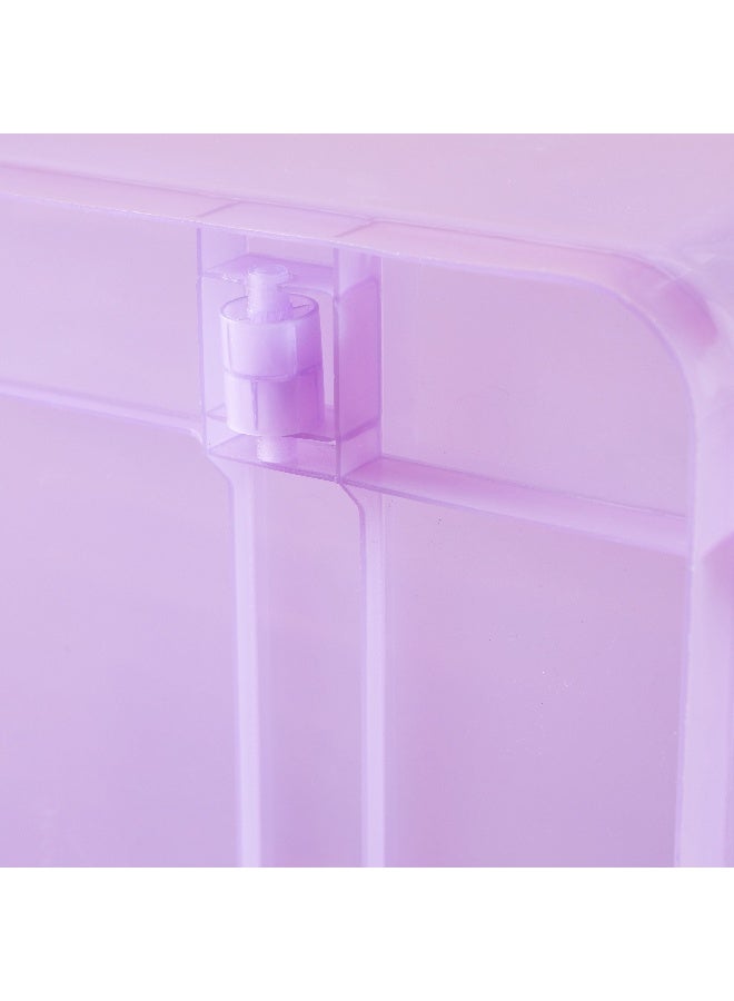 Home Box Rolling Storage Boxwith Wheels and Lid 55 Liter - Image 4