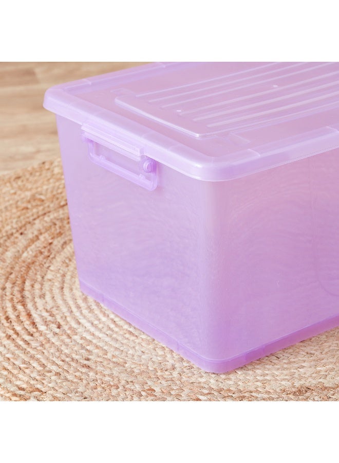 Home Box Rolling Storage Boxwith Wheels and Lid 55 Liter - Image 3