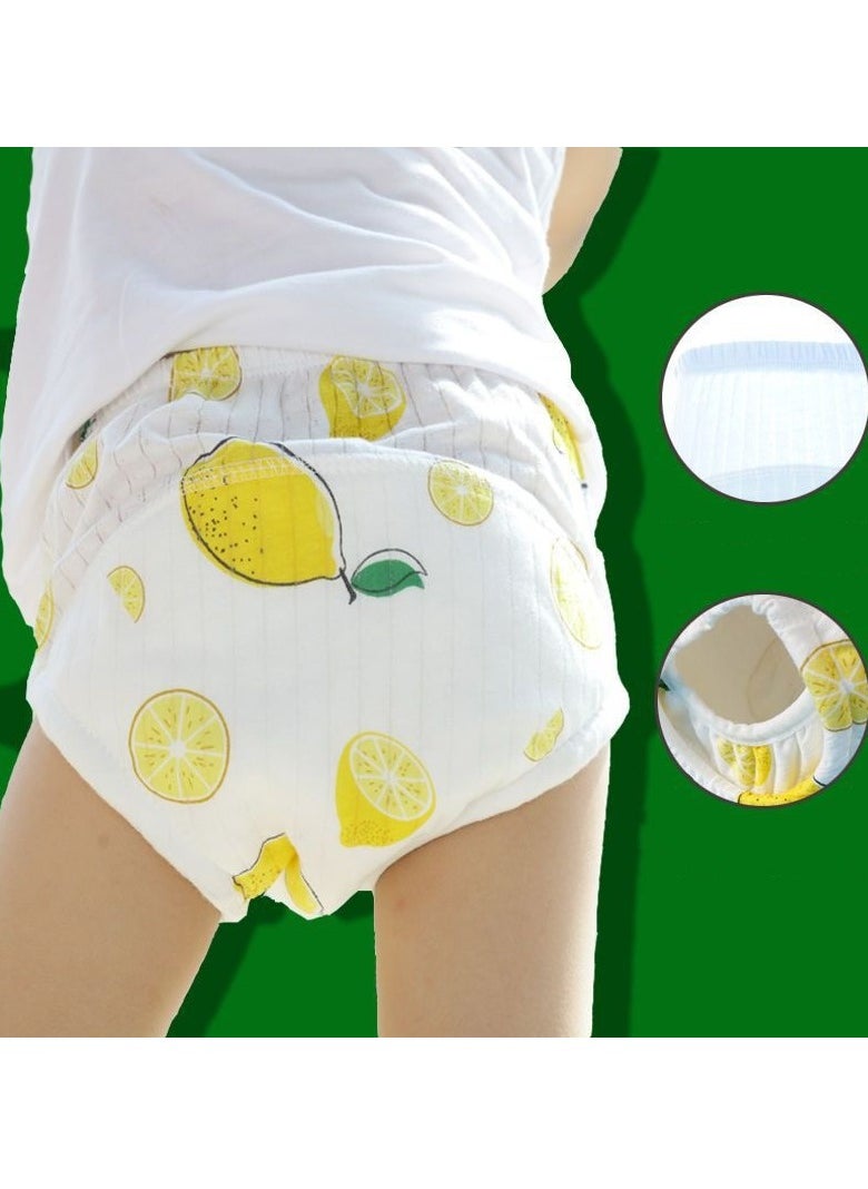 MIXDE 4 Pieces Breathable Potty Training Underwear, 6 Layers Breathable Cotton Absorbent Trainer Pants for Toddler Baby Boys Girls Waterproof High Quality  - Image 4