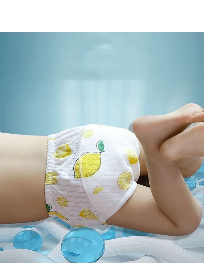 MIXDE 4 Pieces Breathable Potty Training Underwear, 6 Layers Breathable Cotton Absorbent Trainer Pants for Toddler Baby Boys Girls Waterproof High Quality  - Image 3