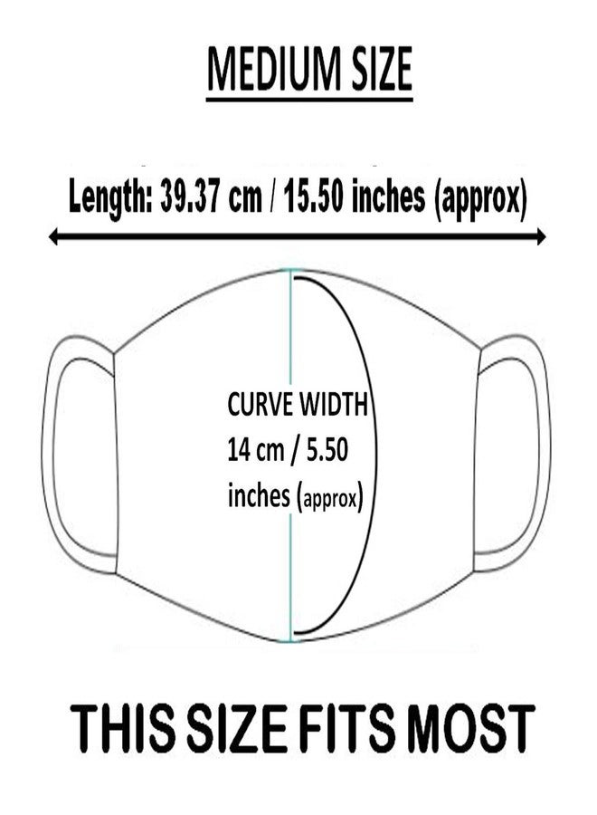 تتش ستون قناع وجه واقي من التلوث والضباب الدخاني والبرد والسعال من تاتشستون، مصنوع من القطن الناعم المحبوك - مقاس متوسط مريح، قابل للغسل، طبقتان. (عبوة من 6 أقنعة). أسود، رمادي، أحمر، أبيض، أزرق - Image 4