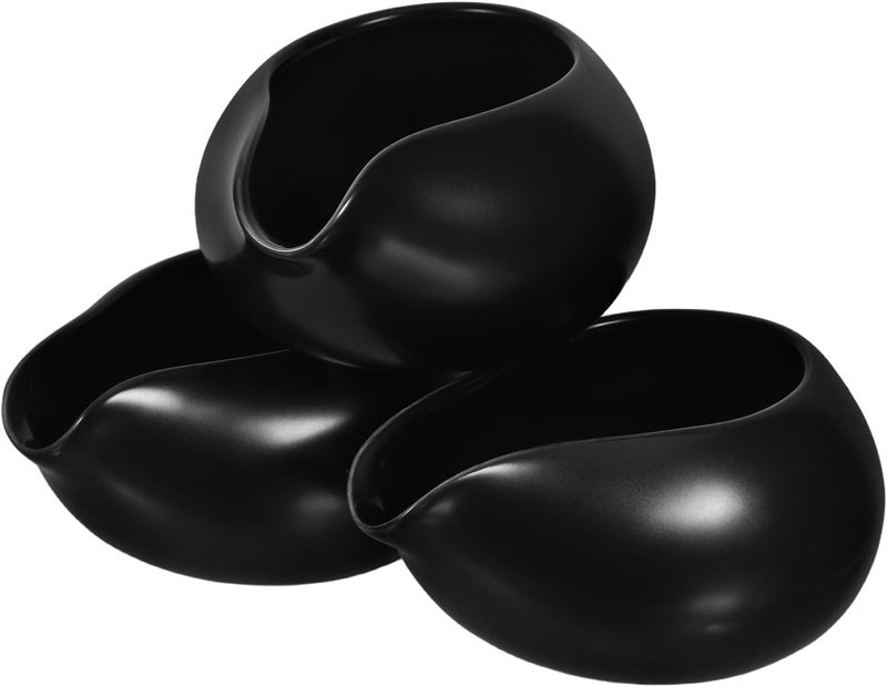 Budget global standard quality MAGICLULU 3pcs Ceramic Sauce Jug Set with Spout Black round Nose Milk Pitcher Gravy Bowl for Coffee Honey and Steak Sauce Serving in Western Dining Well-engineered versatile build Multiple sizes Modern warehouse management Local & cross border ship compatible Gulf market trial optimized design Strategic warehouse site Permanent & temporary usable Care processed raw material Space saving Liquid tight joint Gulf popular simple design All-in-one local deliver plan Multi-market varied design options Local supply chain stock Room to room portable Wide daily application Multi-market matching options Cost effective upgraded craftsmanship Anti slip Dense area priority deliver Fixed & portable compatible Regular scheduled transit Month-round consistent deliver Multi-use well optimized build - Image 1