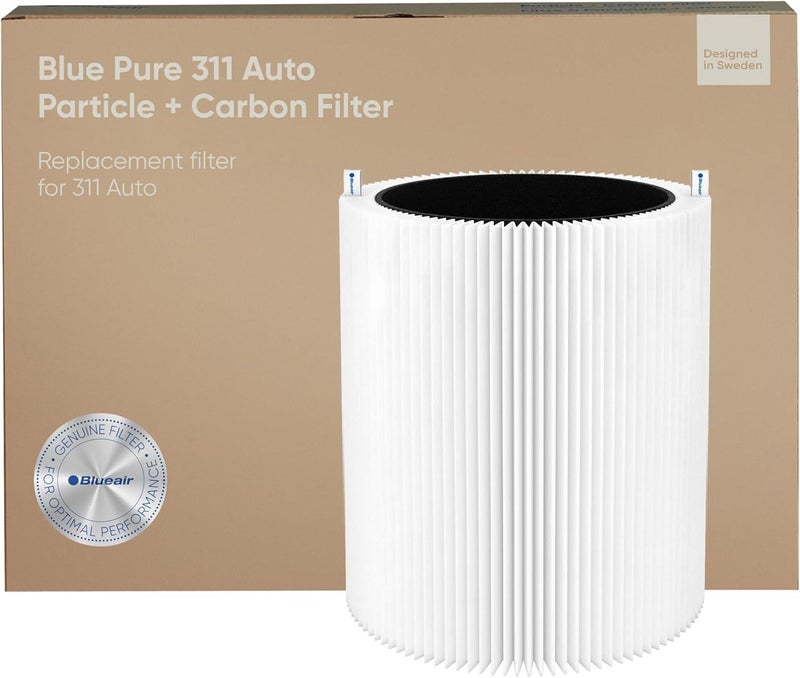 بلو إير فلتر بديل أصلي من BLUEAIR لجهاز Blue Pure 311 Auto، جسيمات وكربون نشط، يناسب جهاز تنقية الهواء Blue Pure 311 Auto - Image 1
