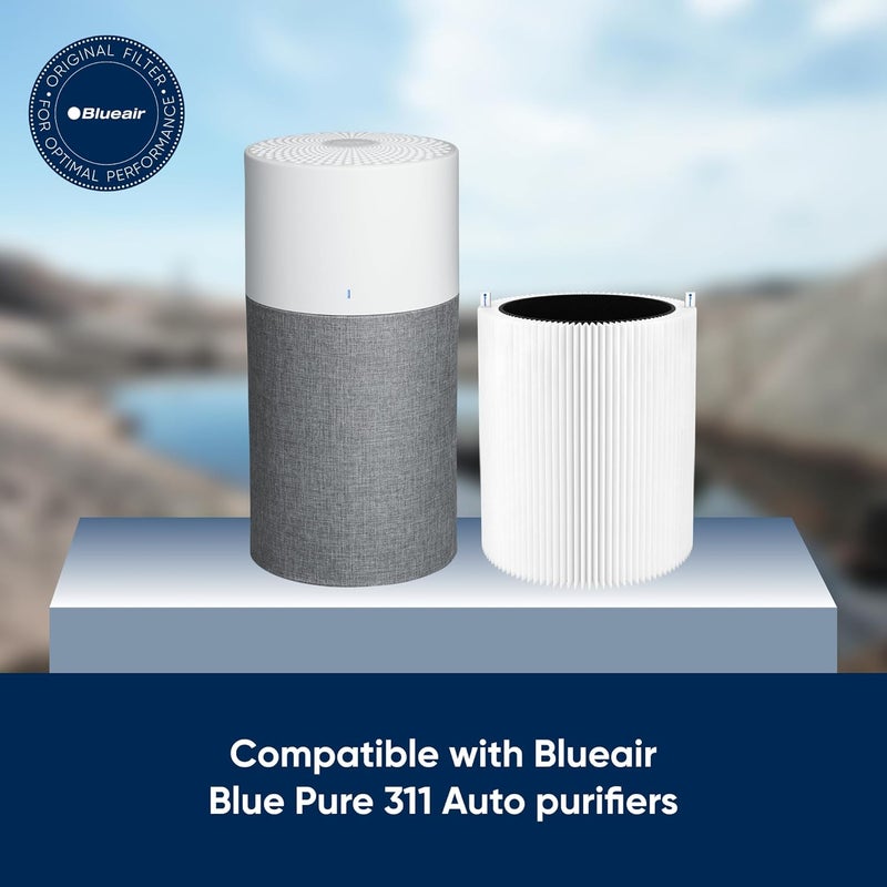 بلو إير فلتر بديل أصلي من BLUEAIR لجهاز Blue Pure 311 Auto، جسيمات وكربون نشط، يناسب جهاز تنقية الهواء Blue Pure 311 Auto - Image 2