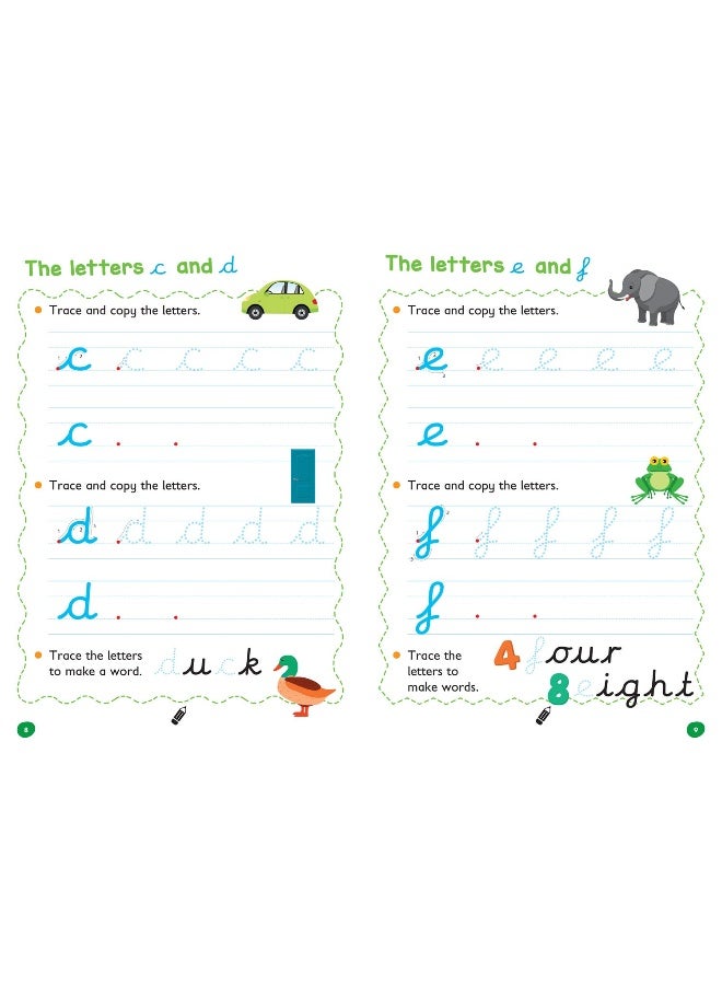 كتاب أنشطة حروف مكتوبة للأعمار من 3-5 سنوات: مثالي للتعلم في المنزل - Image 3