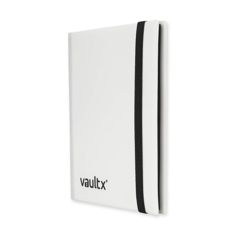 Vault X 4 Pocket Trading Card Strap Binder, 160 Cards, Standard, 20 Side-Loading Pages, TCG (White) - Image 4