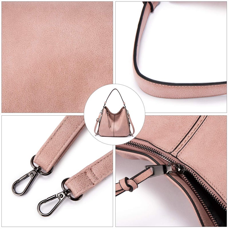 Realer Handbags for Women Hobo Purse Large Ladies Crossbody Shoulder Bag Faux Leather - Image 2