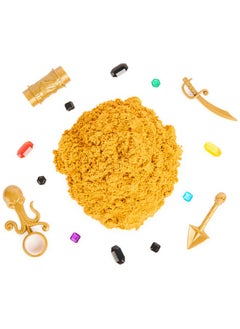Kinetic Sand Kinetic Sand, Treasure Hunt Playset with 14 Surprise Reveals and 1.62lbs Rare Shimmer Gold Play Sand, Sensory Toys, Christmas Gifts for Kids Ages 3+  - Image 4