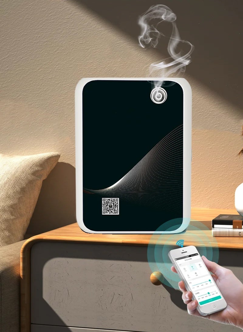 Smart Aromatherapy Diffuser for Hotel, 500ml Bluetooth App Control Essential Oil Fragrance Diffuser, Waterless Scent Air Machine Cover Up to 1500m³ for Home Commercial, A1500 - Image 1