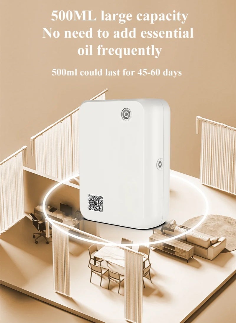Smart Aromatherapy Diffuser for Hotel, 500ml Bluetooth App Control Essential Oil Fragrance Diffuser, Waterless Scent Air Machine Cover Up to 1500m³ for Home Commercial, A1500 - Image 4