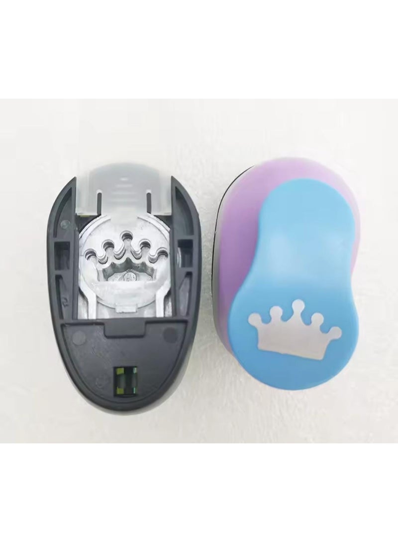 قطاعة ورق بلاستيك على شكل تاج للأطفال - متعدد الالوان - Image 5