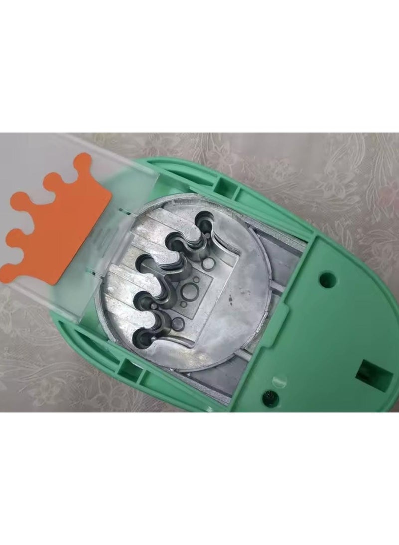 قطاعة ورق بلاستيك على شكل تاج للأطفال - متعدد الالوان - Image 3