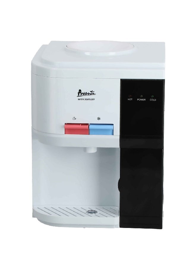 أفانتي موزع مياه ساخن وبارد يوضع على الطاولة باللونين الأبيض والأسود WD31EC 35.8 x 44 x 35.2 سم 63795  - Image 1