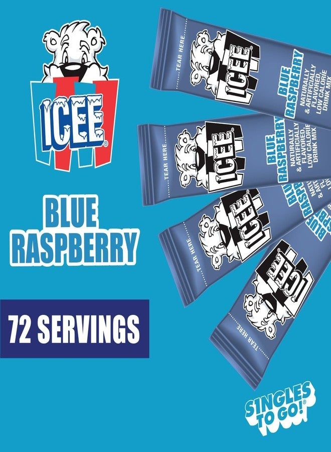 ICEE Singles To Go Powdered Drink Mix Zero Sugar 6 Sticks Per Box (Blue Raspberry) - Image 3