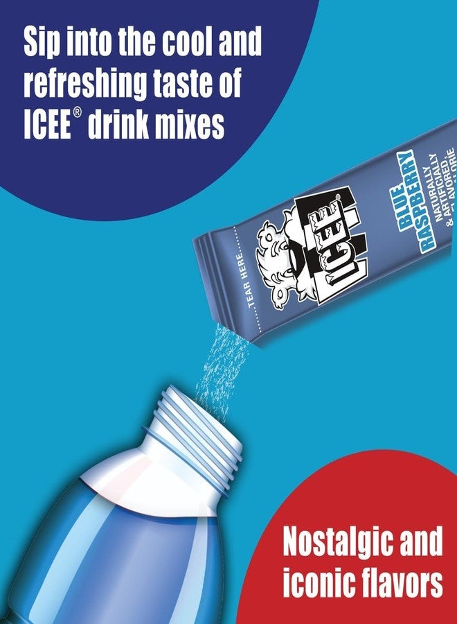 ICEE Singles To Go Powdered Drink Mix Zero Sugar 6 Sticks Per Box (Blue Raspberry) - Image 4