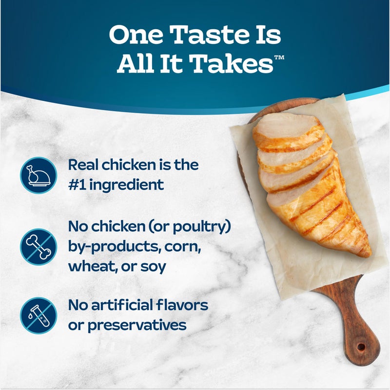 Blue Buffalo Tastefuls Natural Wet Cat Food Cans, Flaked Style, Chicken in Gravy EntrÃ©e 3-oz Cans (Pack of 4) - Image 3