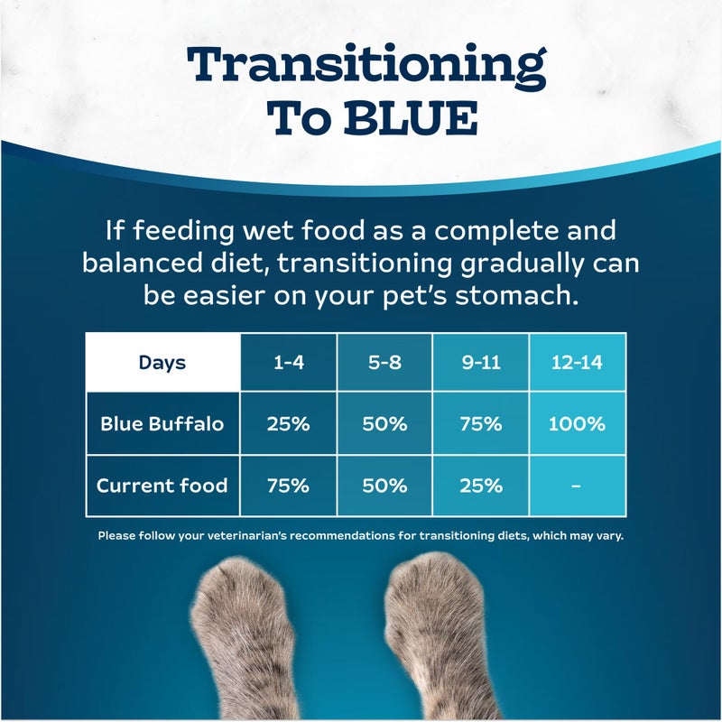 Blue Buffalo Tastefuls Natural Wet Cat Food Cans, Flaked Style, Chicken in Gravy EntrÃ©e 3-oz Cans (Pack of 4) - Image 5