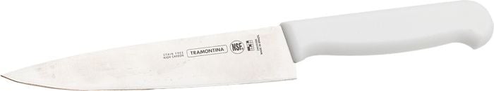 ترامونتينا سكين مطبخ برازيلي، شفرة 25 سم، ستانلس ستيل – أبيض - Image 1