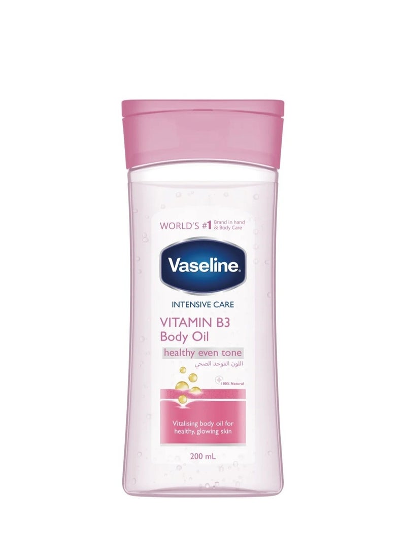 Vaseline Vitamin B3 Body Care Oil Healthy Skin Tone Unifying 200ml  - Image 2