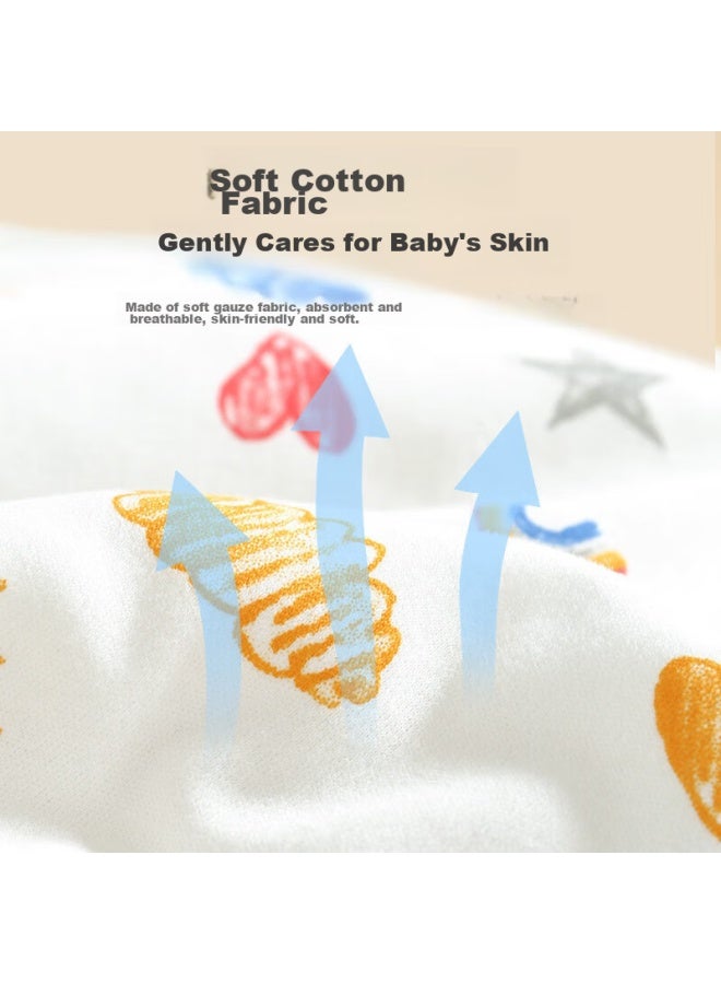 Lovebox Aibaoshi Baby Anti-startle Sleeping Bag, Spring And Autumn Pure Cotton Swaddle, Baby Wrap, Single Comforting Aid, Rabbit S753 - Image 4