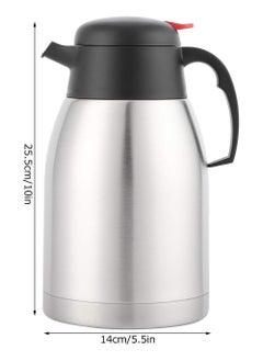 RAQTA 2L Stainless Steel Thermal Flask – Insulated Bottle for Coffee, Tea & Hot Water  - Image 5