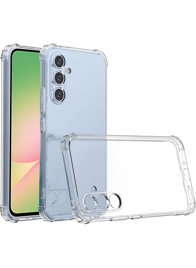Techie Samsung Galaxy A56 5G TPU Bumper Corner Case with Camera Lens Protection Transparent Protective Back Cover  - Image 1