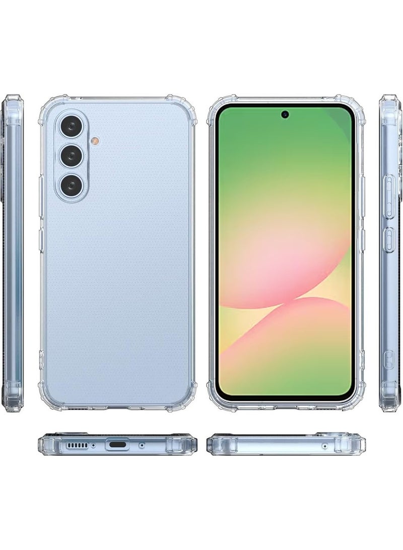Techie Samsung Galaxy A56 5G TPU Bumper Corner Case with Camera Lens Protection Transparent Protective Back Cover  - Image 4