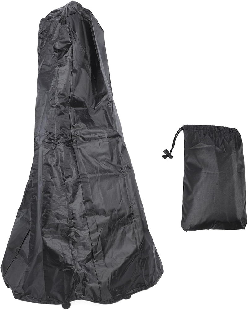 Guitar Dust Cover, Portable Large Waterproof Scratch Proof Oxford Cloth Guitar Guard, for Acoustic Electric and Bass Guitars (Black) - Image 1
