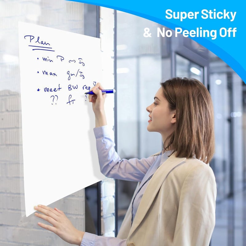 AFMAT 2-Pack Tabletop Sticky Easel Pad and Dry Erase Board 2 in 1, 20 x 23 inches, 20 Sheets/Pad, Portable Easel Stands for Teachers, Ideal for Training, Presentation, Meetings, Kids Doodling - Image 4