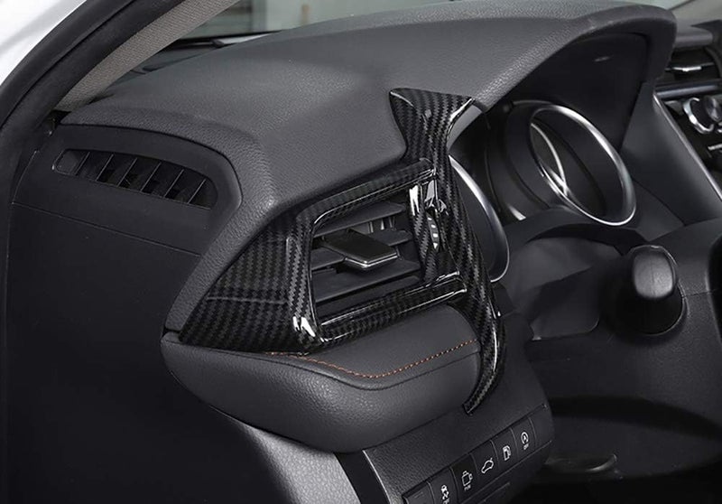 Kadore for 2018 2019 2020 2021 2022 2023 Toyota Camry Carbon Fiber Style Interior Side Left Air Vent Outlet Cover Trim Frame LHD 1pc - Image 4