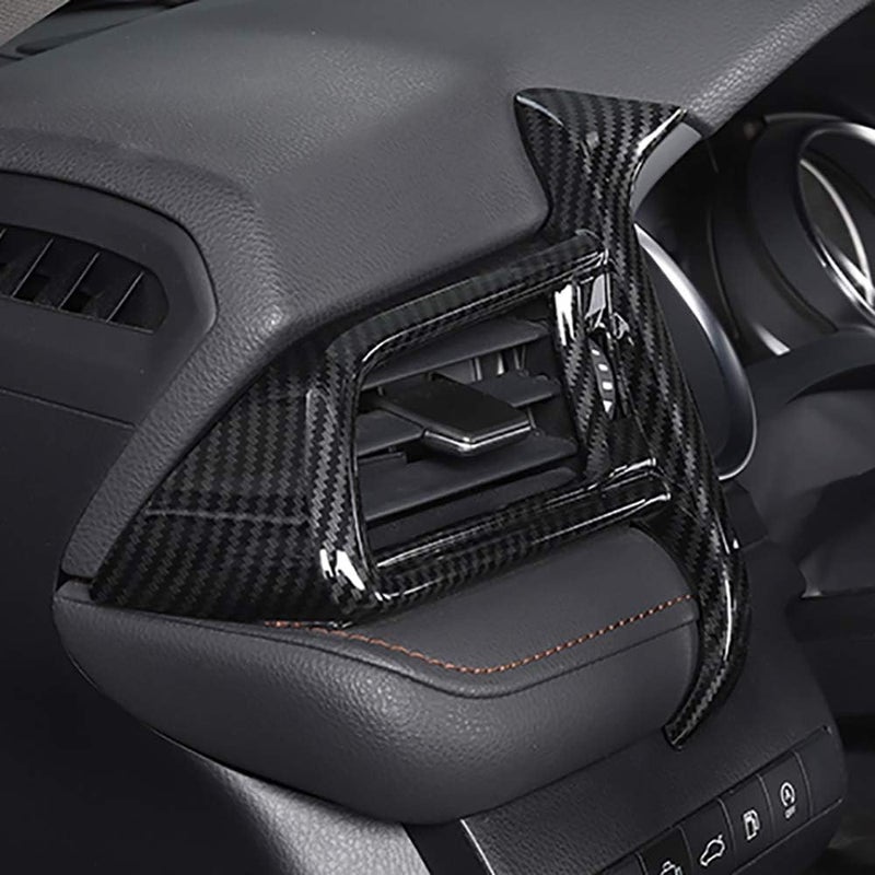 Kadore for 2018 2019 2020 2021 2022 2023 Toyota Camry Carbon Fiber Style Interior Side Left Air Vent Outlet Cover Trim Frame LHD 1pc - Image 1