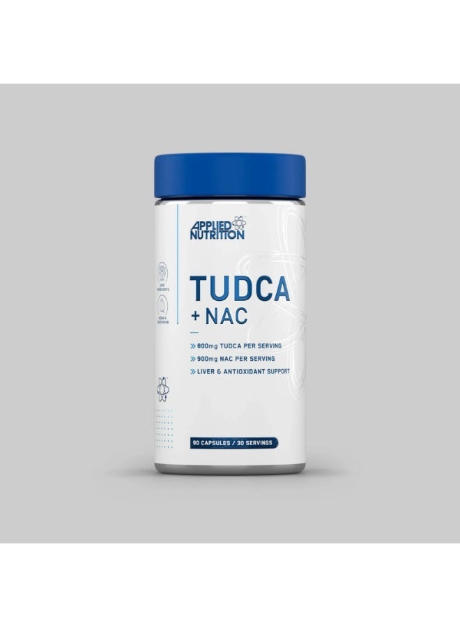 أبلايد نيوتريشن كبسولات TUDCA + NAC – 90 كبسولة – 30 حصة – بدون نكهة - Image 1
