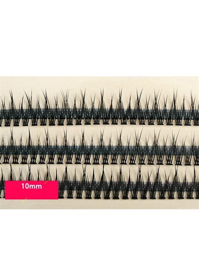 120pcs 8mm/10mm/12mm/14mm/16mm to Choose Fish Tail Design 0.1 C Curl 3D Individual Mink False Eyelashes Extension Soft Black Fake False Eye Lashes （8mm）