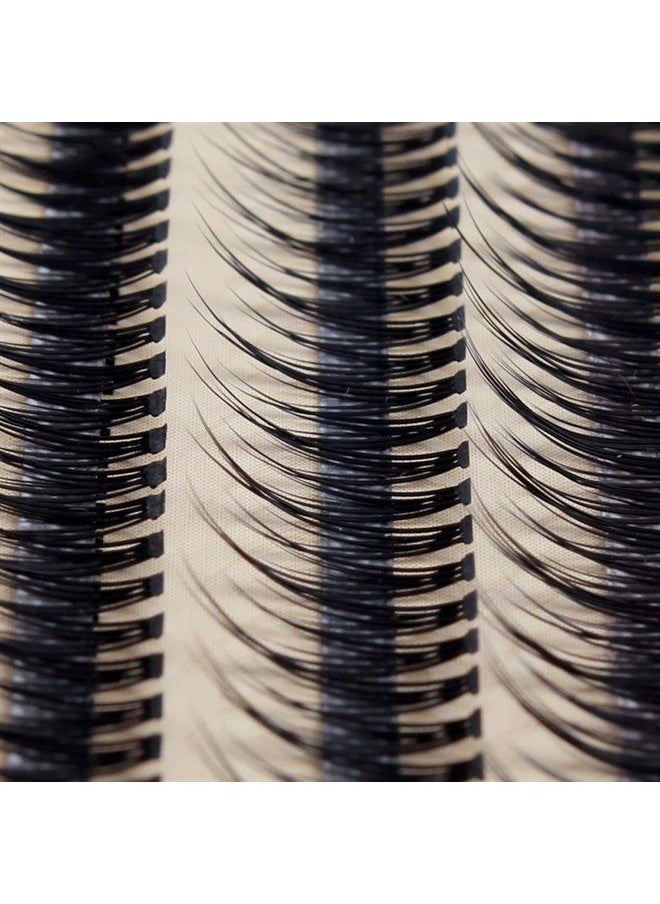 Bodermincer 120pcs 8mm/10mm/12mm/14mm/16mm to Choose Fish Tail Design 0.1 C Curl 3D Individual Mink False Eyelashes Extension Soft Black Fake False Eye Lashes （8mm）  - Image 4