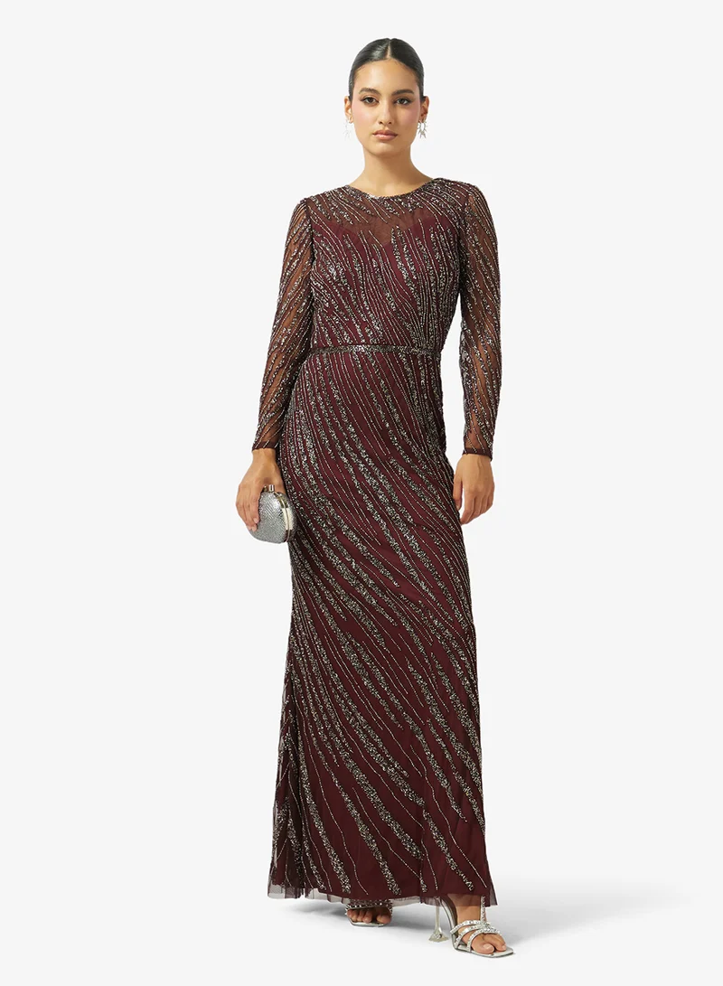 Namshi X  Shimmer Evening Gown for Women | Best Price UAE